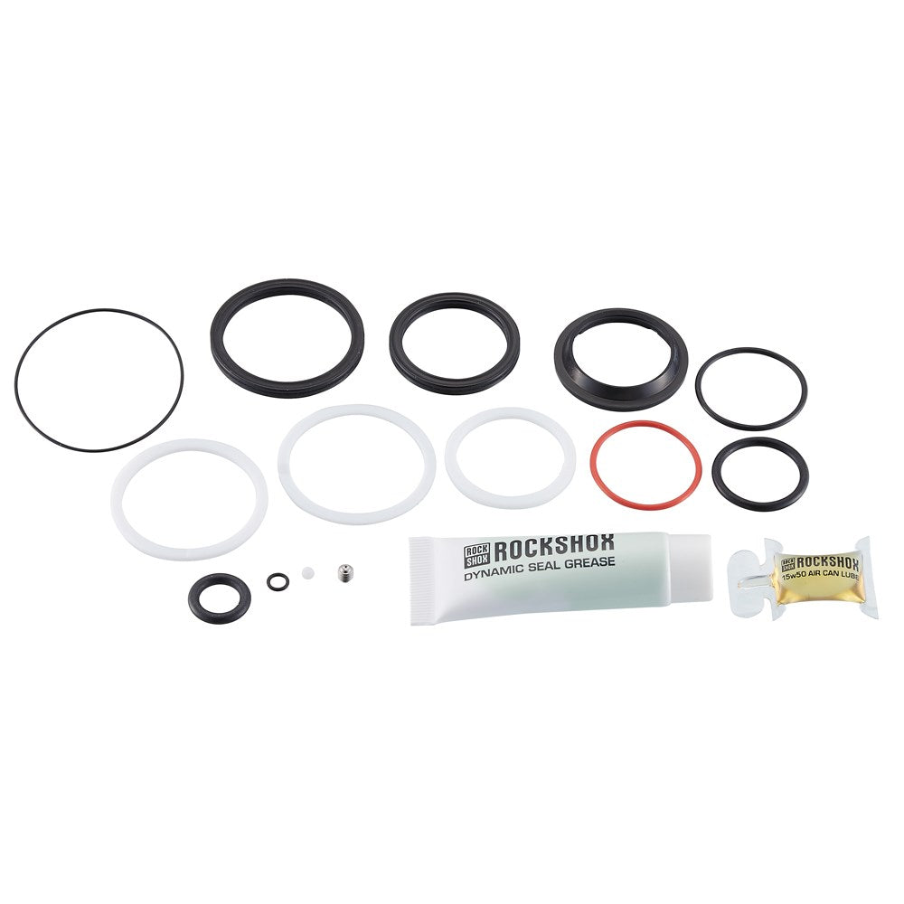 RockShox 200 Hour / 1 Year Fork Service Kit-Includes Air Can Seals- Piston Seal- Glide Rings- Ifp Seals- Reservoir Seals- Thru Shaft Plug- Dynamic Seal Grease - Trek Re:Aktiv Thru 2017-BRINK