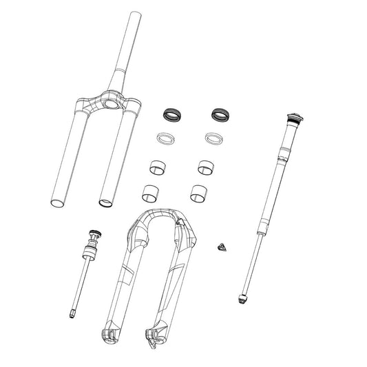 RockShox ROCKSHOX SPARE - FORK SPRING AIR TOP CAP-35mm - 5mm Thread Pitch - Boost 15X110 - Lyrik A1 Yari A1 Pike B1 Revelation A1 35mm Boxxer 35mm Sid35mm-BRINK