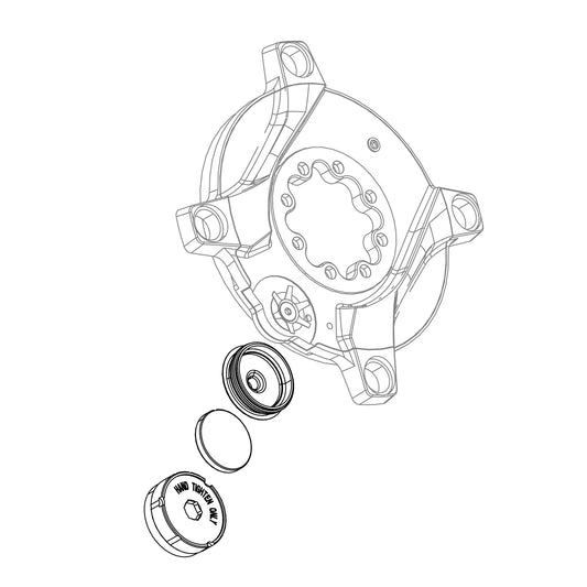 SRAM XX XXSL Eagle D1 Power Meter Battery Lid And Cover-BRINK