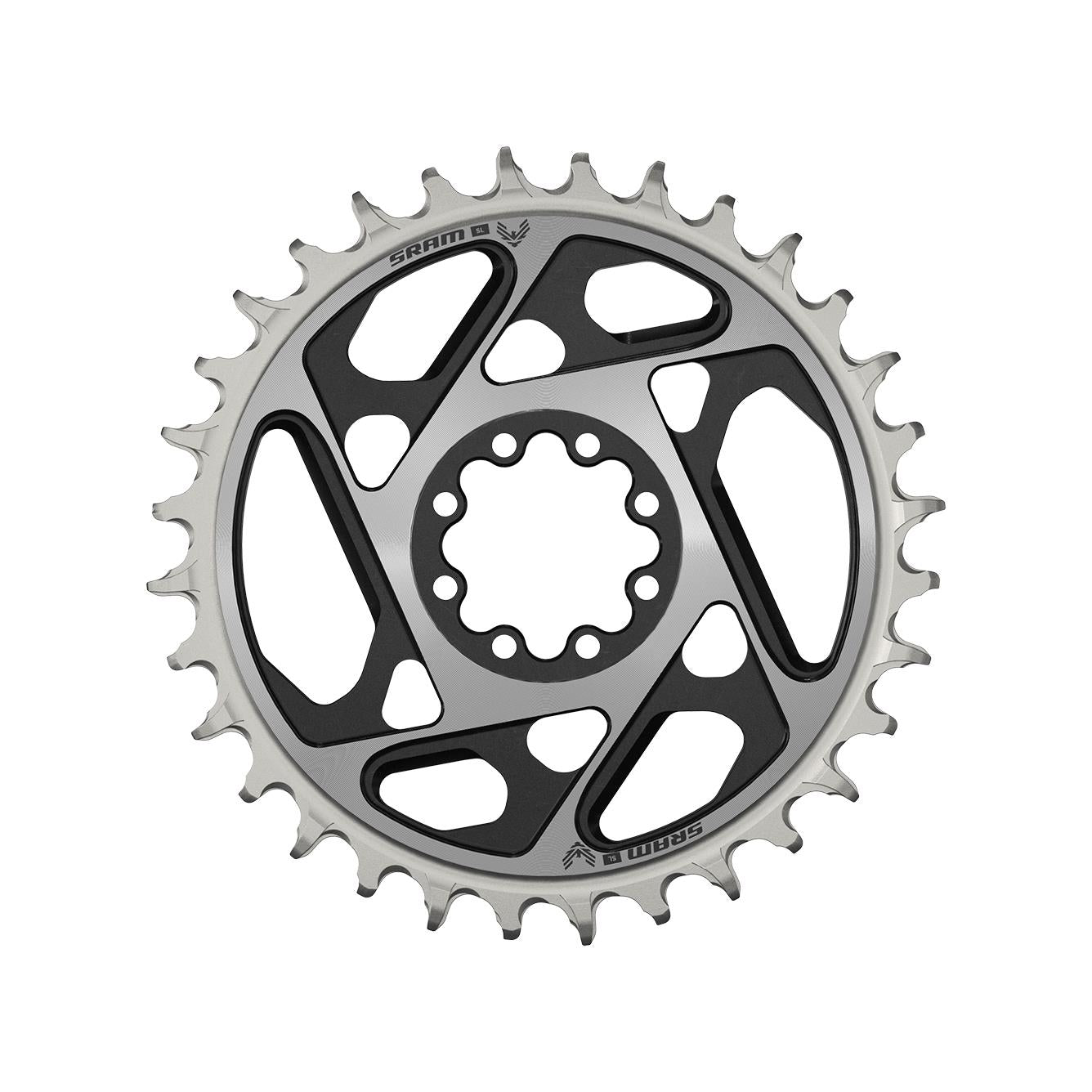 SRAM XXSL D1 T-Type Chainring-32t-Black-0mm-BRINK