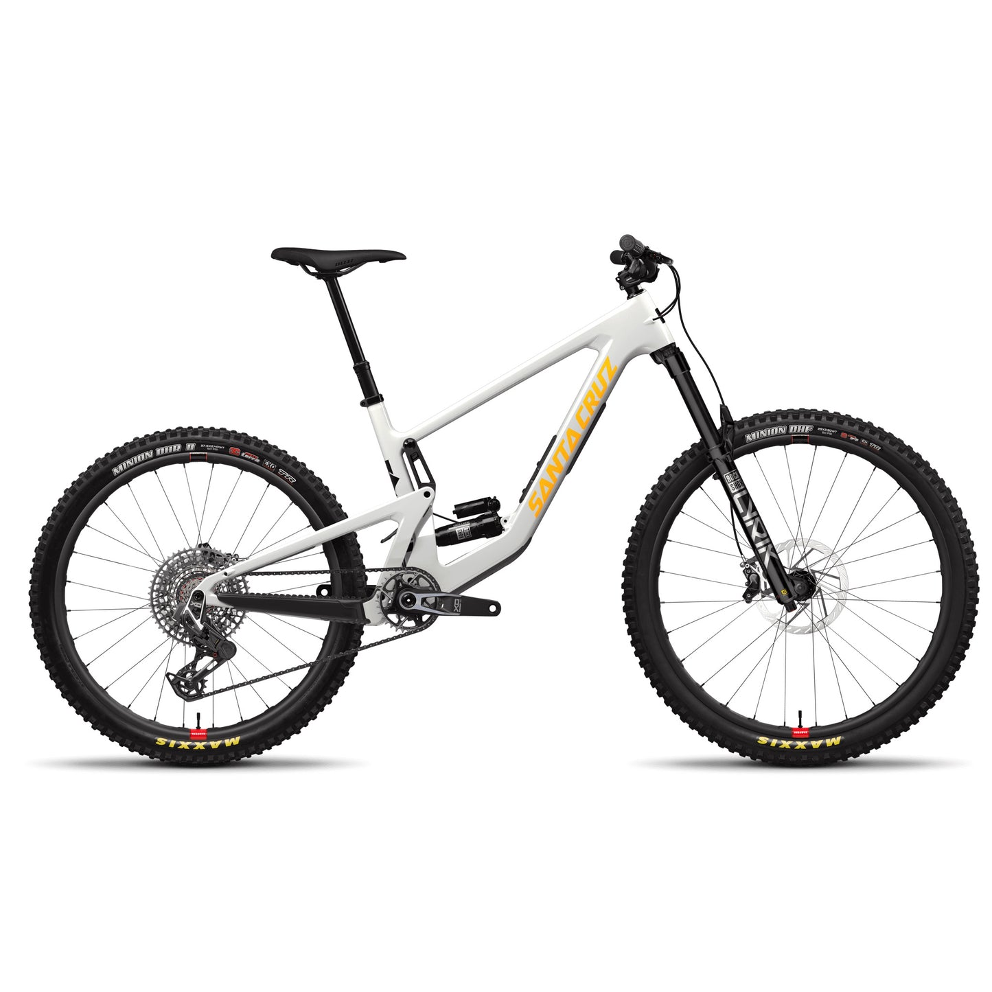 Santa Cruz Bronson 4.1 CC 2024-XS-Gloss Chalk White-X0 AXS RSV-BRINK