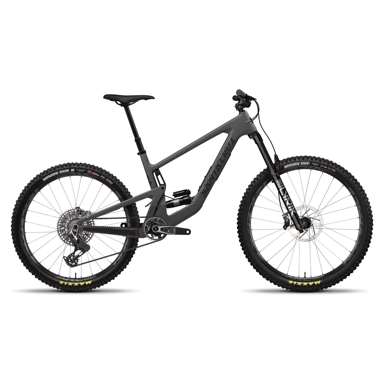 Santa Cruz Bronson 4.1 CC 2024-XS-Matt Dark Matter-X0 AXS-BRINK