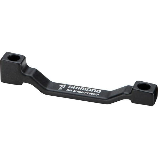 Shimano XTR Lightweight Brake Mount Adapter-Post - Front 180mm-Black-BRINK