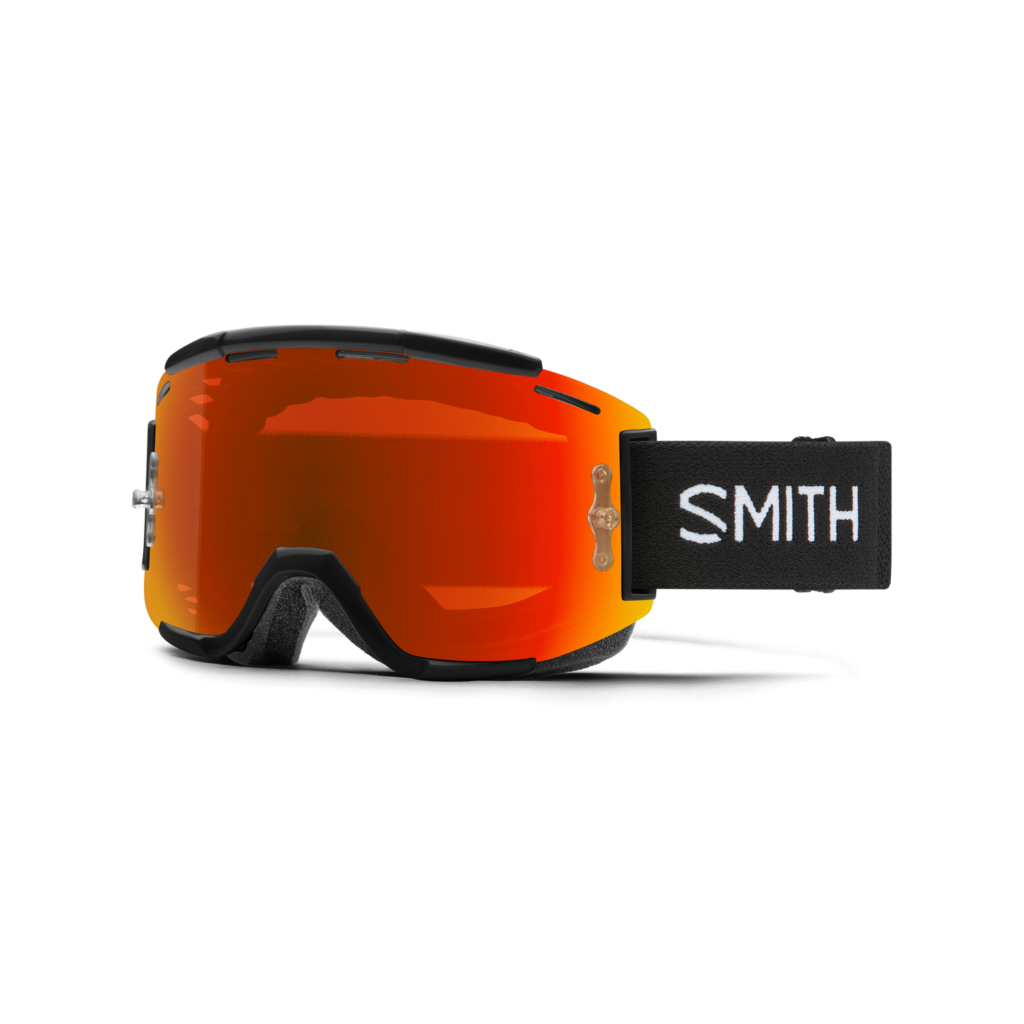 Smith Squad Goggles-Black-Chromapop Everyday Red Mirror-BRINK