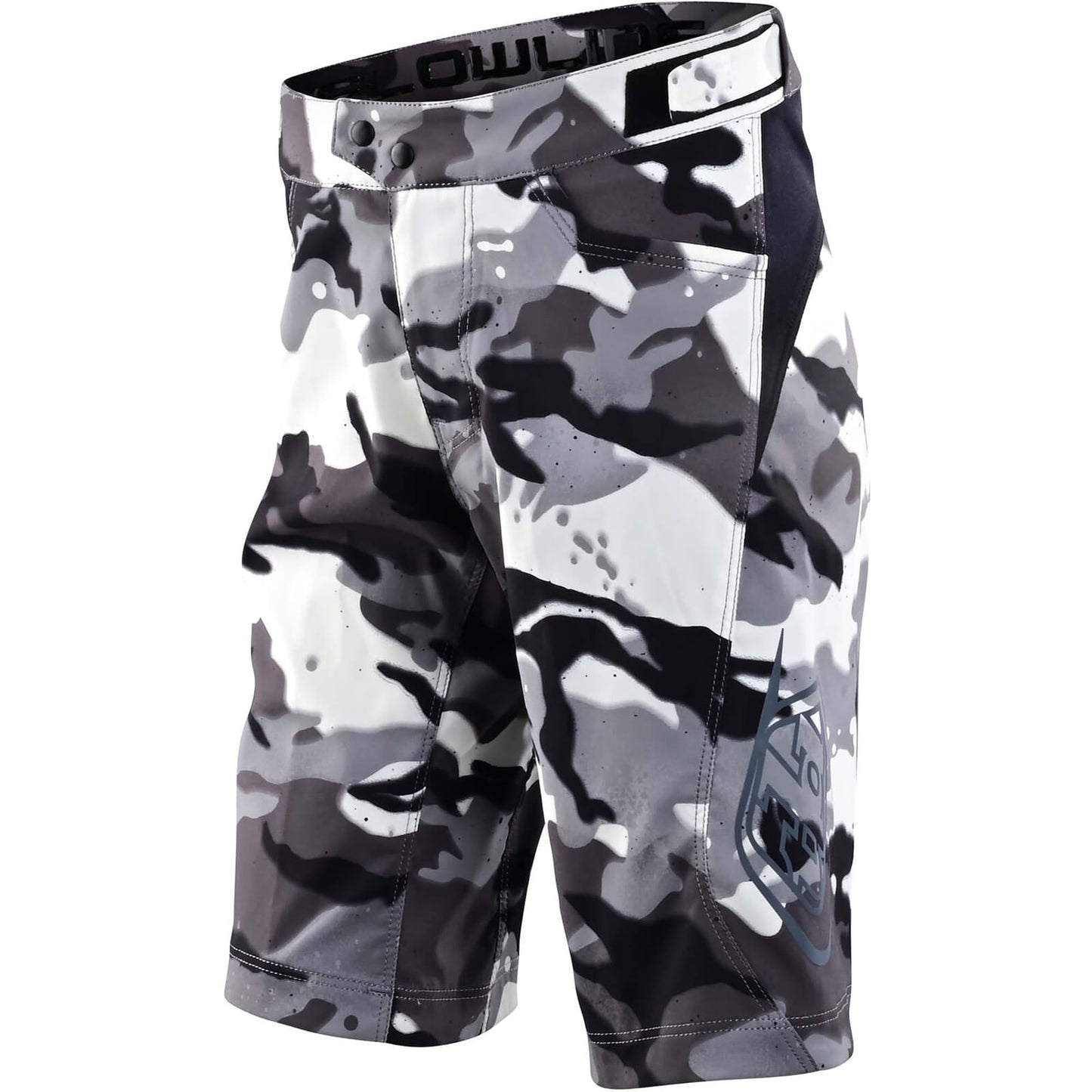 Troy Lee Designs Youth Flowline Short 2024-22-Spray Camo White-BRINK