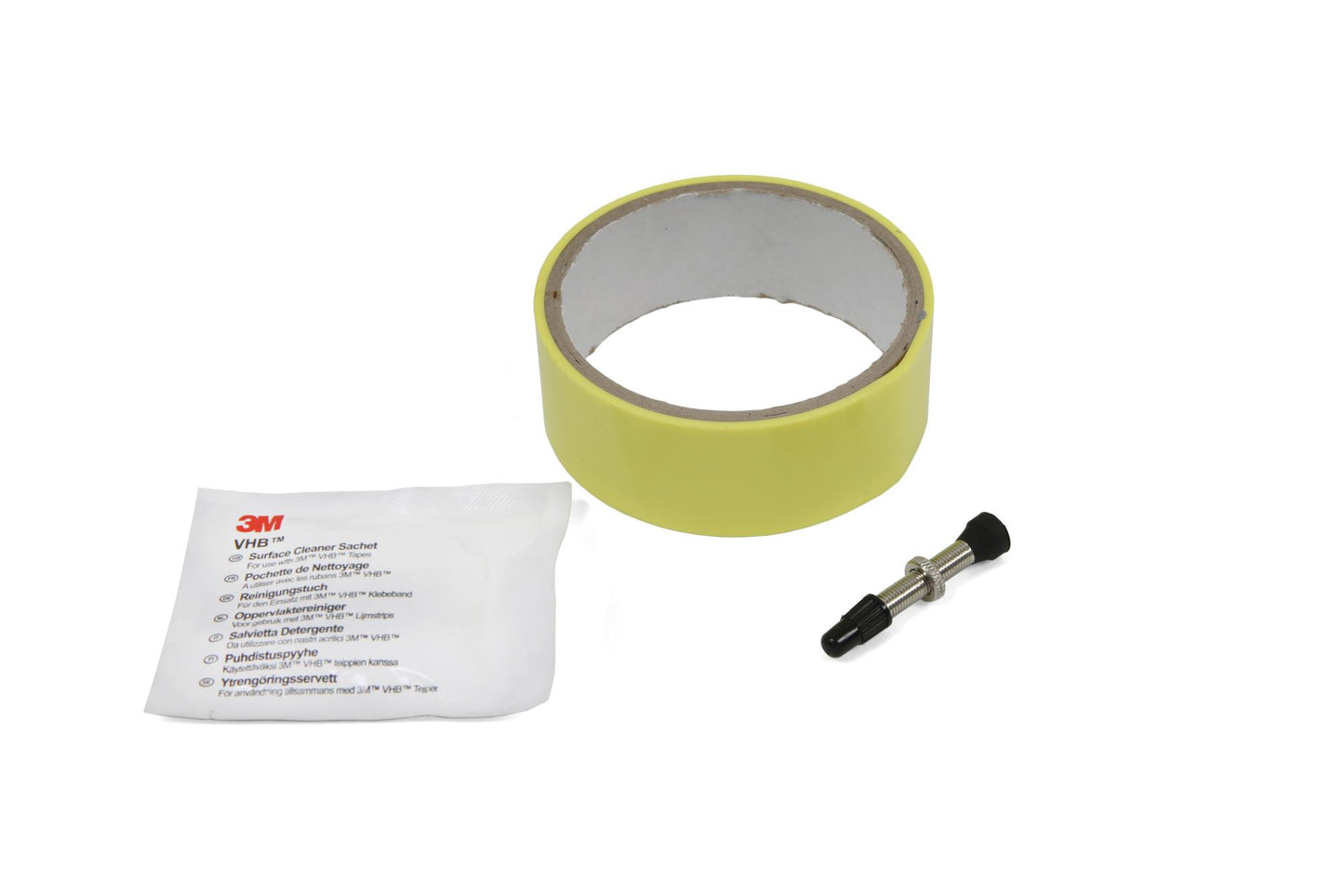 Hope Tubeless Kits-Tubeless Tape-25mm Tape-Yellow-35mm Valve-BRINK