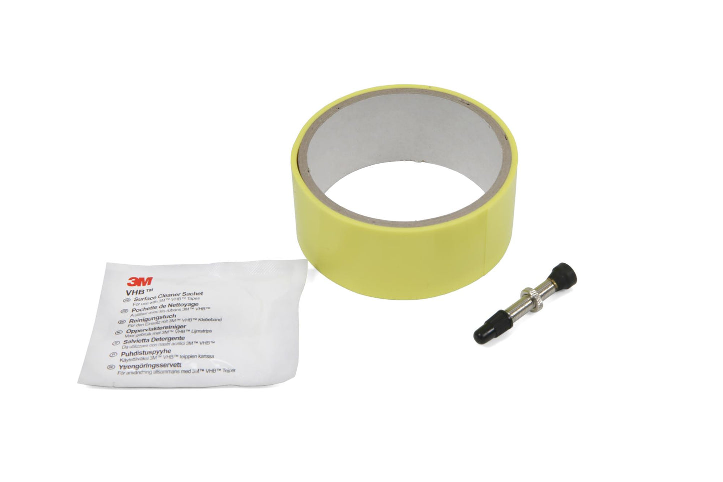 Hope Tubeless Kits-Tubeless Tape-28mm Tape-Yellow-35mm Valve-BRINK